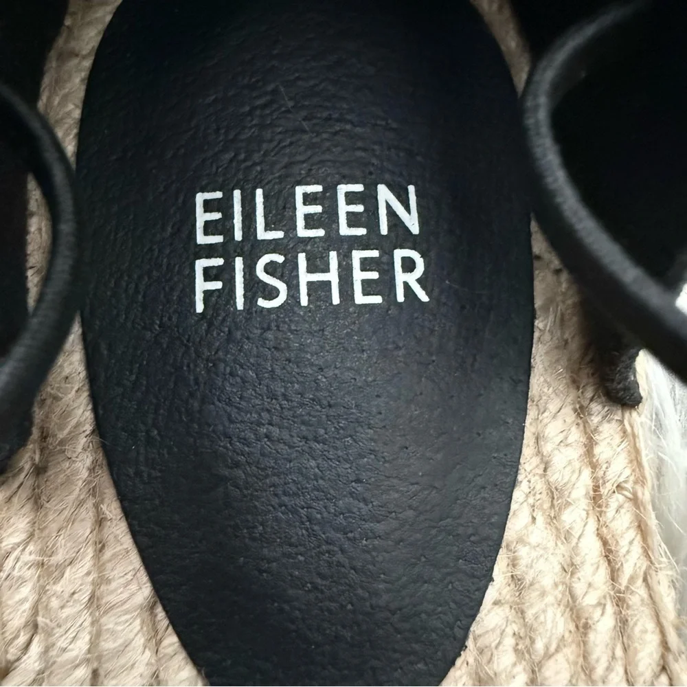 EILEEN FISHER Lace-Up Espadrille Sandal Size 7 NWOB